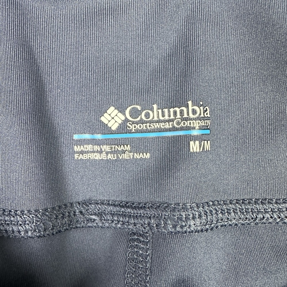 Columbia Shorts Womens Medium Blue Pull On Stretch River 1/2 Tight Outdoor New - Picture 3 of 9